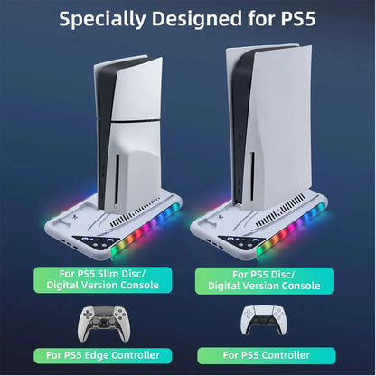 Dobe multi-function cooling charging dock for ps5