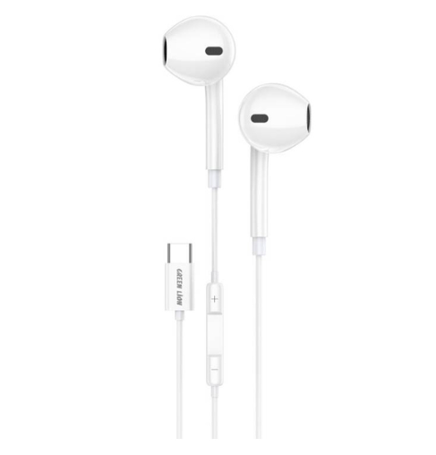 Green lion stereo pro earphone type-c