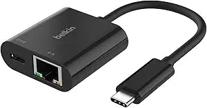 Belkin connect usb-c to ethernet + charger