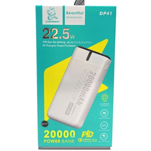 vdenmenv Power bank DP41 22.5w 20000 mah PD 20w