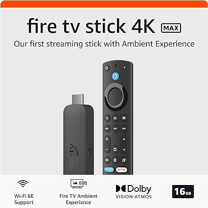 Amazon fire tv stick 4k max 6e