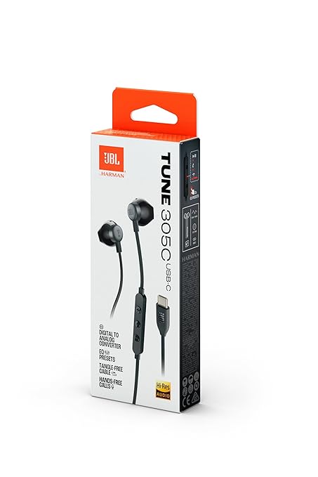 Jbl tune 305 usb-c wired earphones