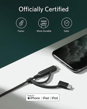 Anker powerline II 3 in 1 cable 3ft