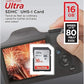 SanDisk Ultra Memory Card up to 80mb/s