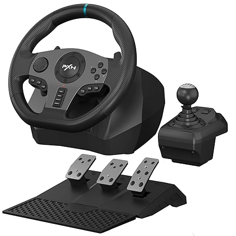 PXN V9 270/900 degree Gaming Racing Wheel for pc,ps3,ps4,x-one,x-series x/s,nintendo switch