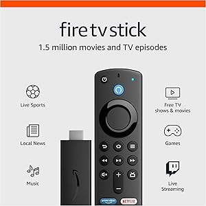 Amazon fire tv stick 4k (2nd gen) with alexa voice remote (3rd gen) wifi 6