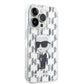 Karl Lagerfeld Monogram hard case iphone 15 series