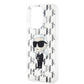 Karl Lagerfeld Monogram hard case iphone 15 series