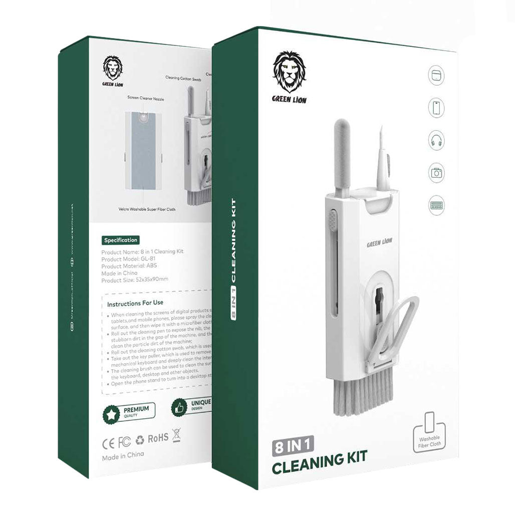 GREEN LION 8 IN 1 CLEANING KIT