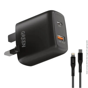 GREEN LION COMPACT WALL CHARGER 20W CABLE TYPE_C TO LIGHTNING