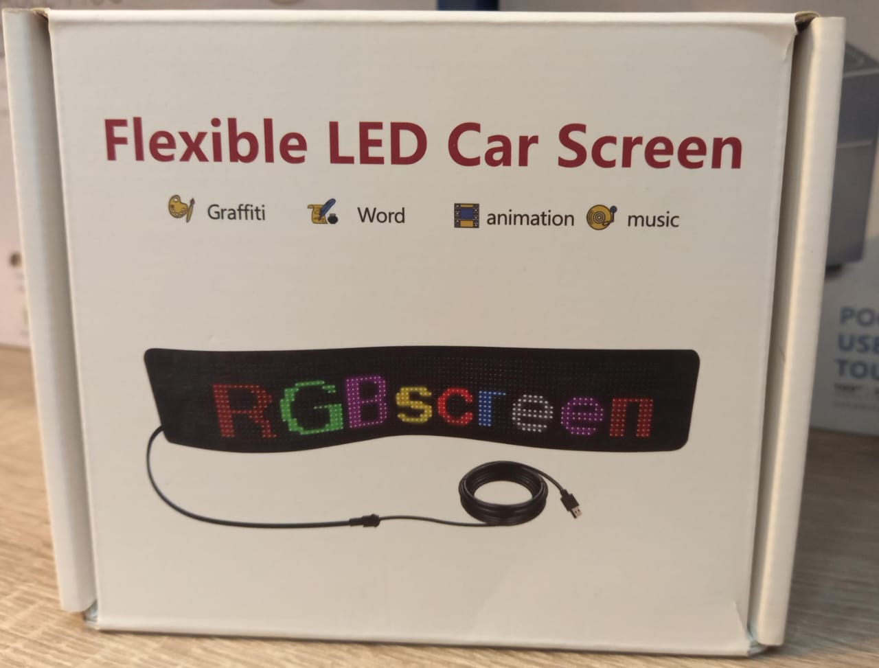FLEXIBLE LED CAR SCREEN