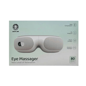 Green lion eye massager white