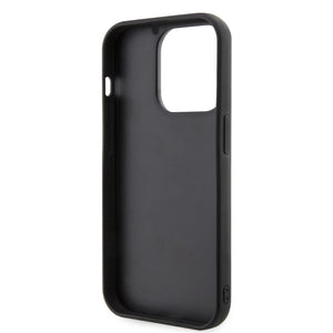 Karl Lagerfeld 3D Rubber Black Hard Case iphone 15 pro