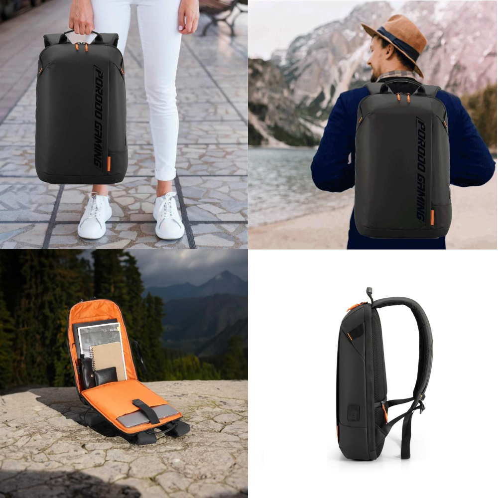 Usb c outlet backpack