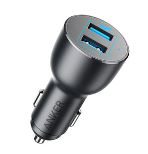 Anker powerdrive III 2-port 36w alloy car charger