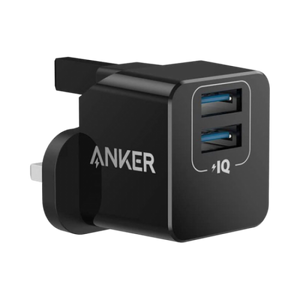 Anker powerport mini 12w dual port usb-a adapter