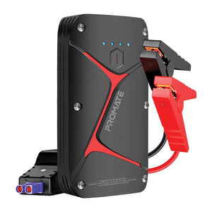 Promate spark Tank-16 1200A/12v Car Battery Booster With 16000mAh Powerbank