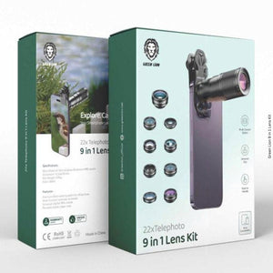 GREEN LION 9 IN 1 LENS KIT