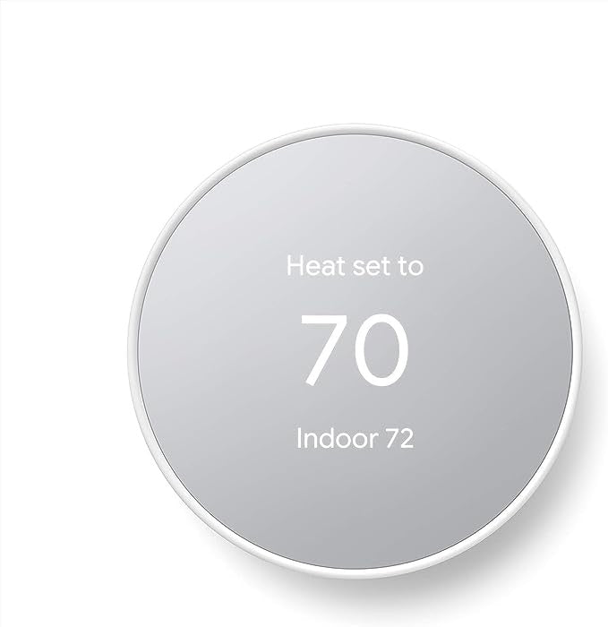 Google Nest Thermostat snow