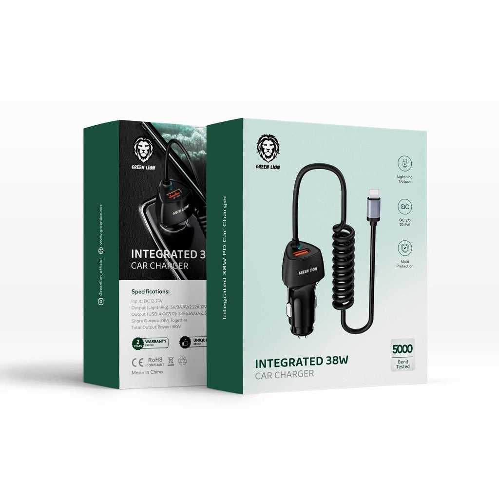 Green lion Integrated 38w pd car charger