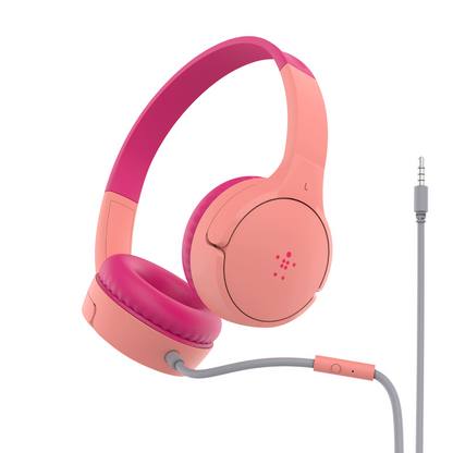 BELKIN SOUNDFORM MINI WIRED ON-EAR HEADPHONES FOR KIDS