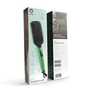 Green lion Hair Straightener Comb