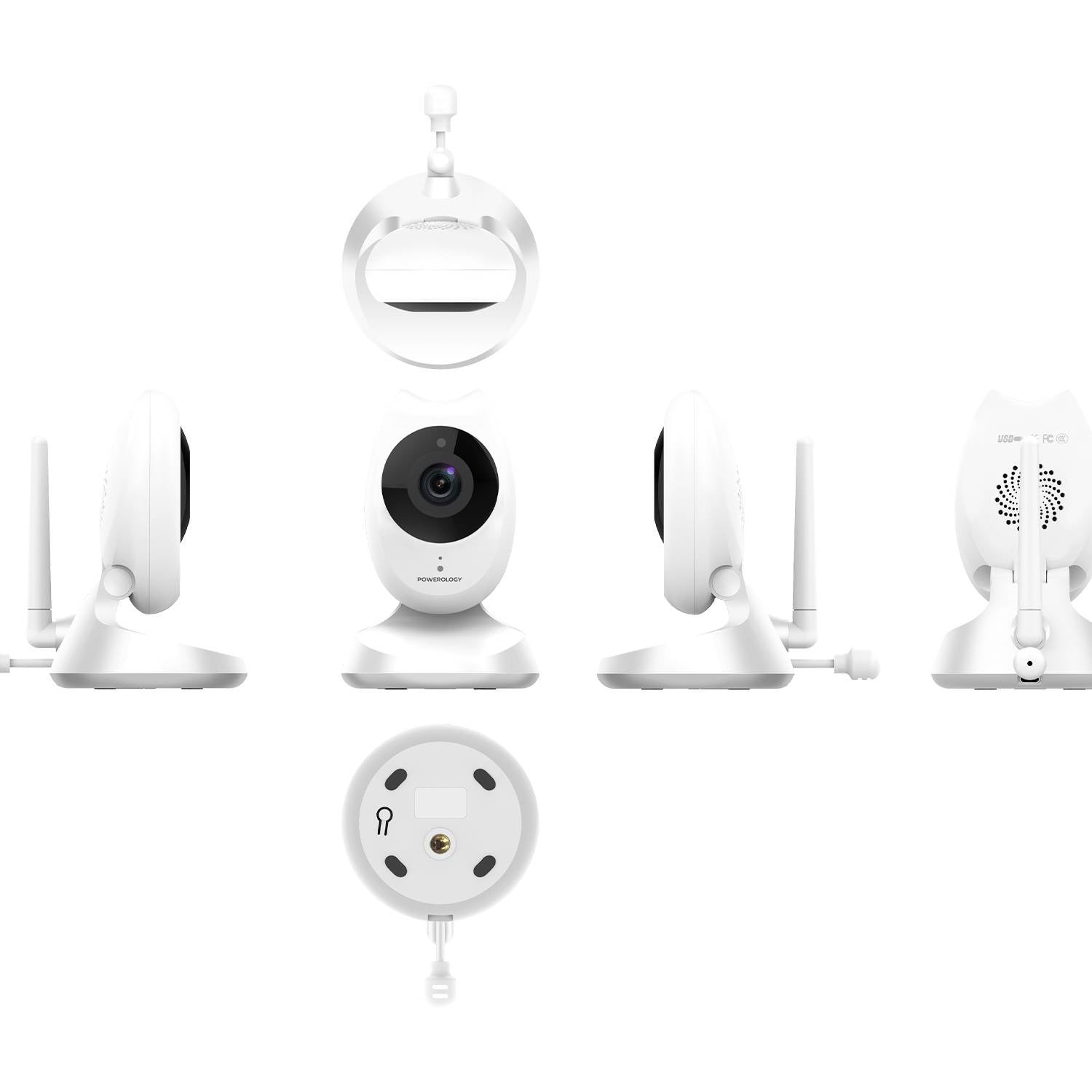 Powerology Smart Cam Baby Monitor Two-way audio