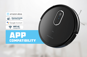 POWEROLOGY SMART ROBOTIC VACUUM CLEANER 2600MAH 20W