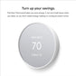 Google Nest Thermostat snow