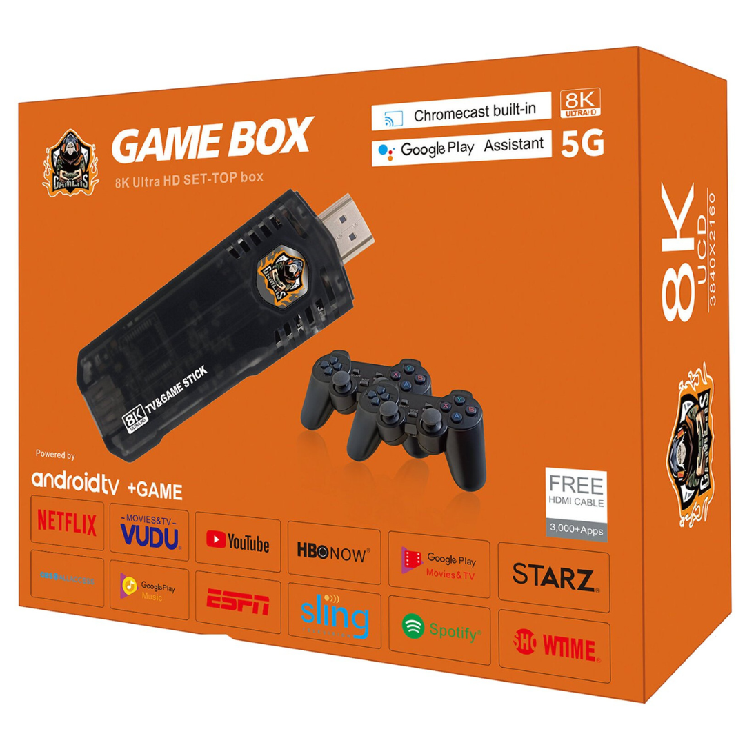 Game box 8k ultra hd Tv & game stick