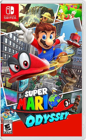 Used nintendo switch normal + 5 games *super mario odyssey *mario kart deluxe *just dance 2019 *over coocked