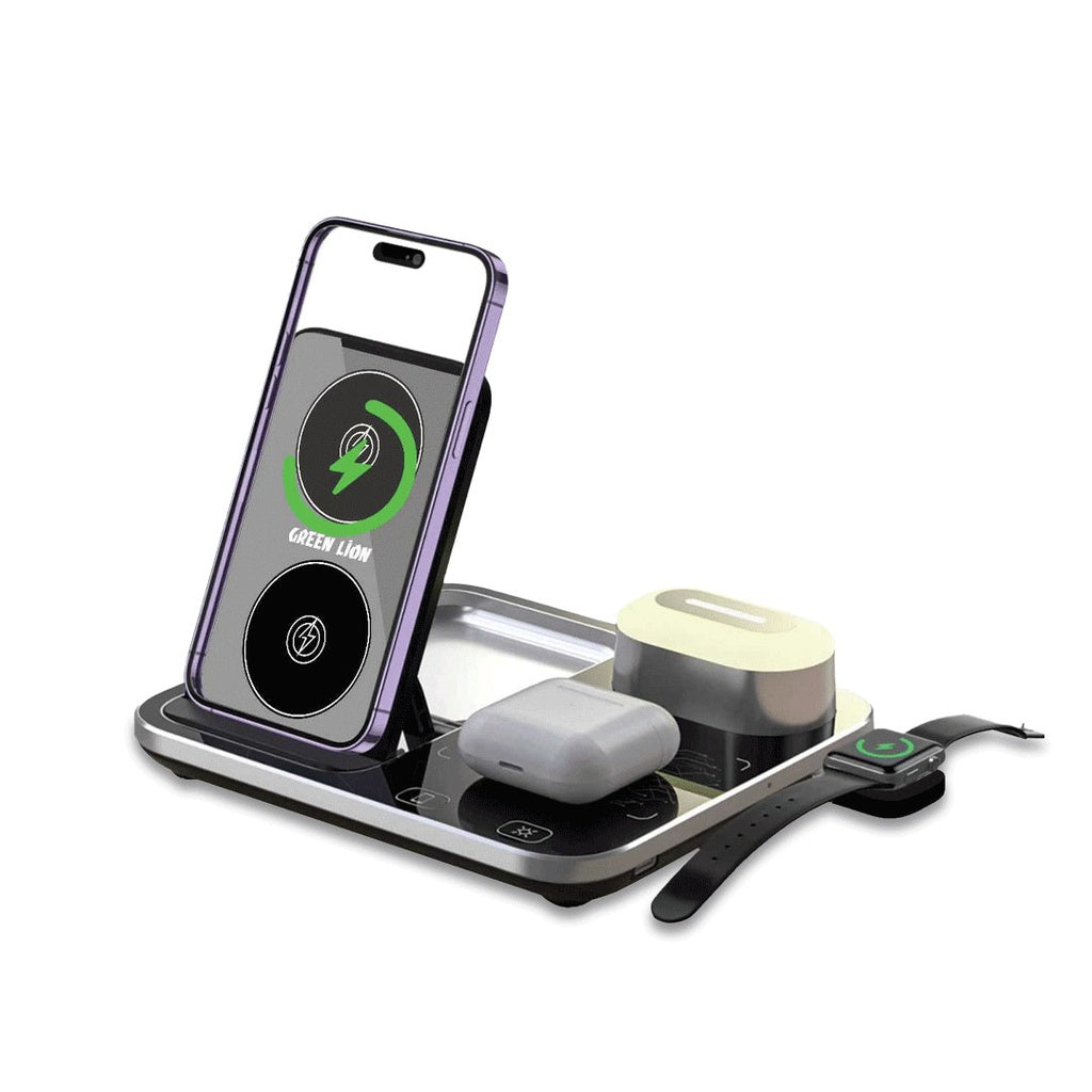 Green lion 4 in 1 wireless charging station 2
