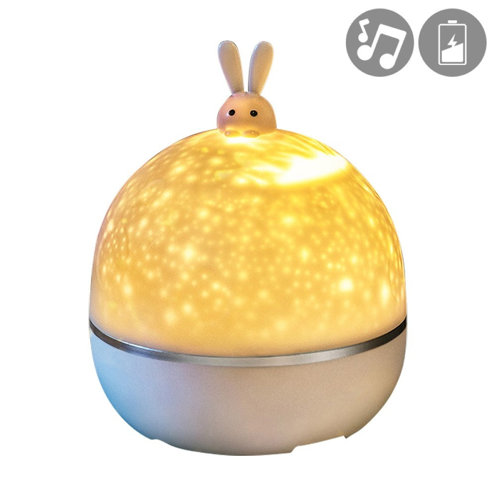 MOONLIGHT BUNNY NIGHT LIGHT PROJECTOR