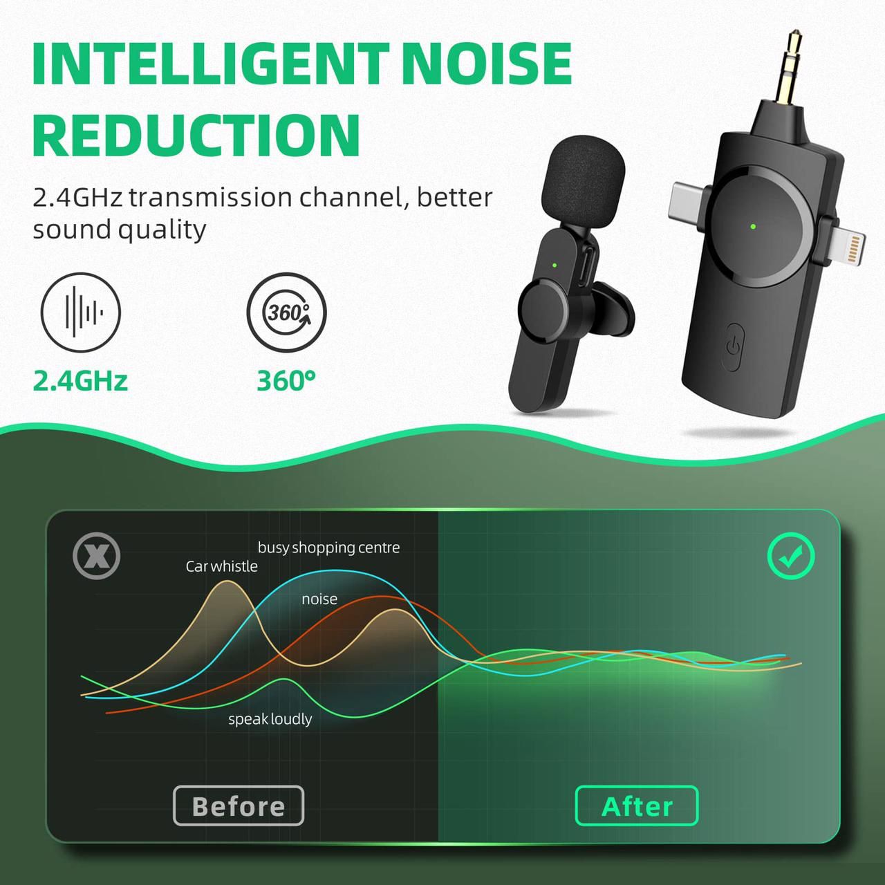 WIRELESS MICROPHONE 3 IN 1