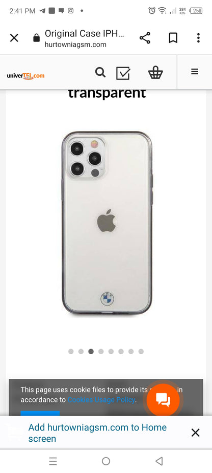 COVER BMW M IPHONE 13 PRO MAX CLEAR