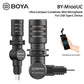 BOYA MININATURE CONDENSER MICROPHONE For Most Type-C Devices BY-M100UC